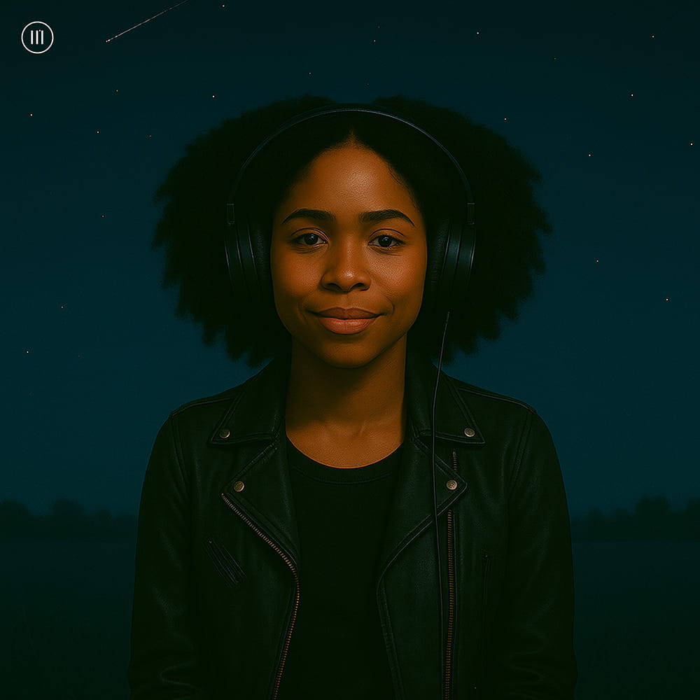 Marley Lux Glitch After Midnight Album Cover - Alternative R&B album artwork