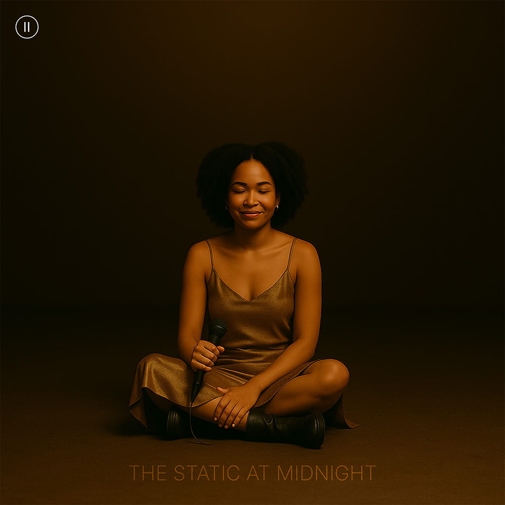 Marley Lux Static at Midnight Album Cover - Afropunk electro-soul album artwork